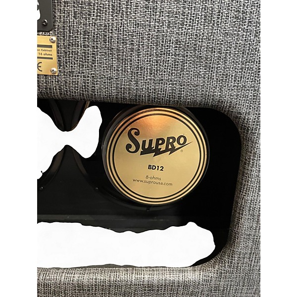 Used Supro STATESMAN 2X12 Guitar Cabinet