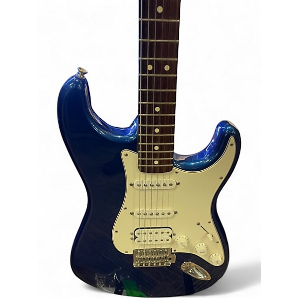 Used Fender Standard Stratocaster HSS Blue Solid Body Electric Guitar