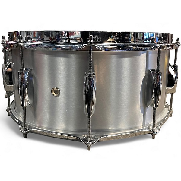 Used Gretsch Drums 14X6.5 Grand Prix Aluminum Silver Drum