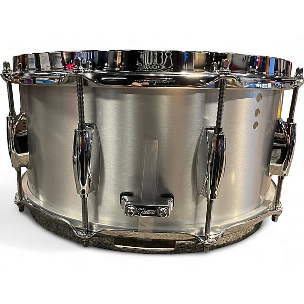 Used Gretsch Drums 14X6.5 Grand Prix Aluminum Silver Drum
