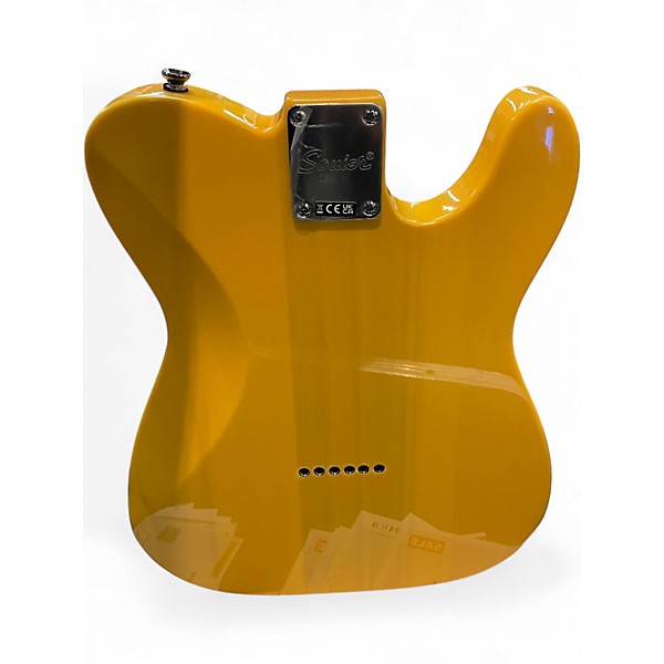 Used Squier LEFT HANDED TELECASTER Butterscotch Blonde Solid Body Electric Guitar