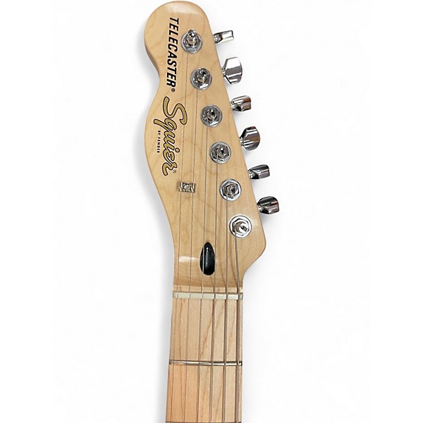 Used Squier LEFT HANDED TELECASTER Butterscotch Blonde Solid Body Electric Guitar