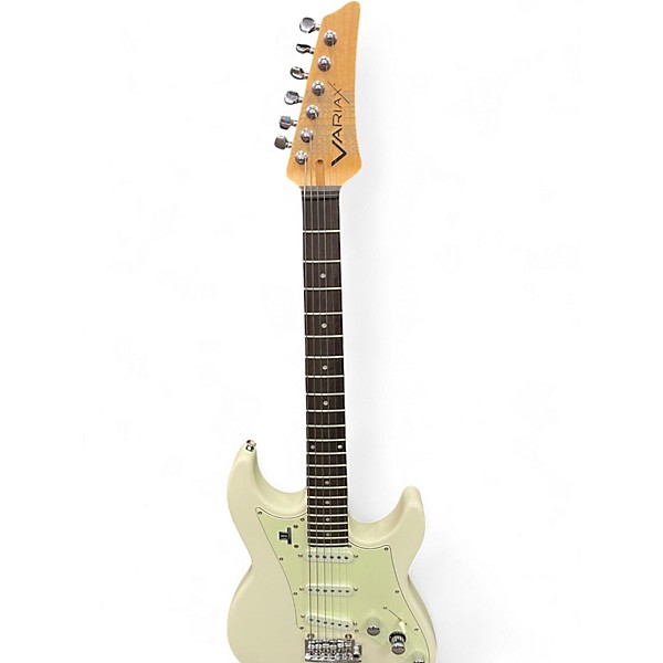 Used Line 6 JTV69 James Tyler Variax Vintage White Solid Body Electric Guitar