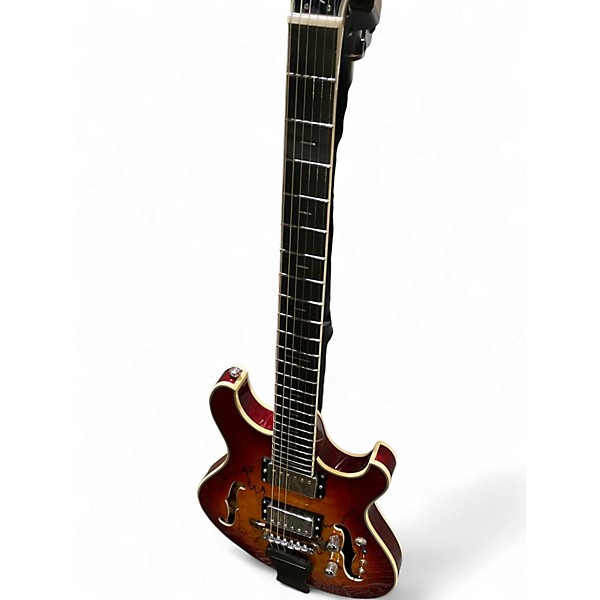 Used Firefly PEGASUS Sunburst Hollow Body Electric Guitar
