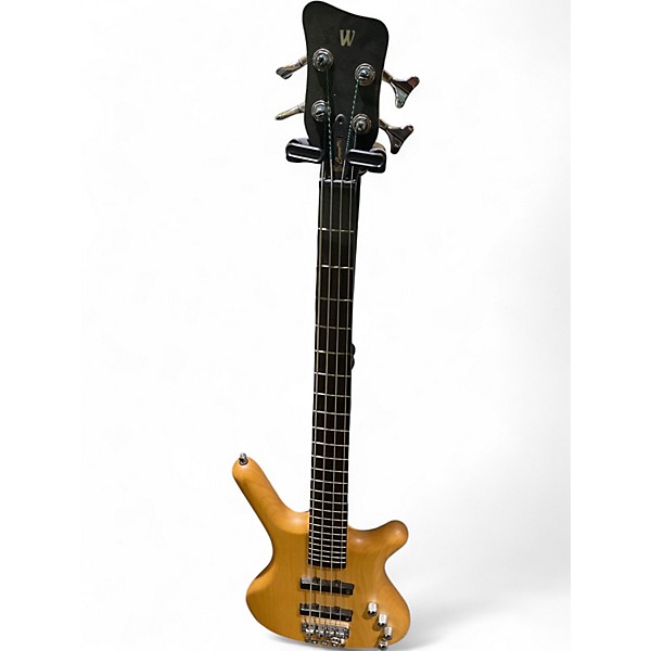 Used Warwick Corvette 4 String Natural Electric Bass Guitar