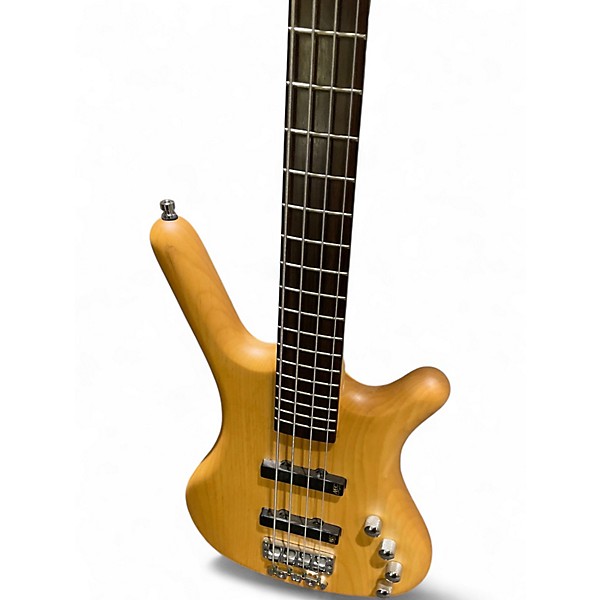 Used Warwick Corvette 4 String Natural Electric Bass Guitar