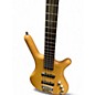 Used Warwick Corvette 4 String Natural Electric Bass Guitar