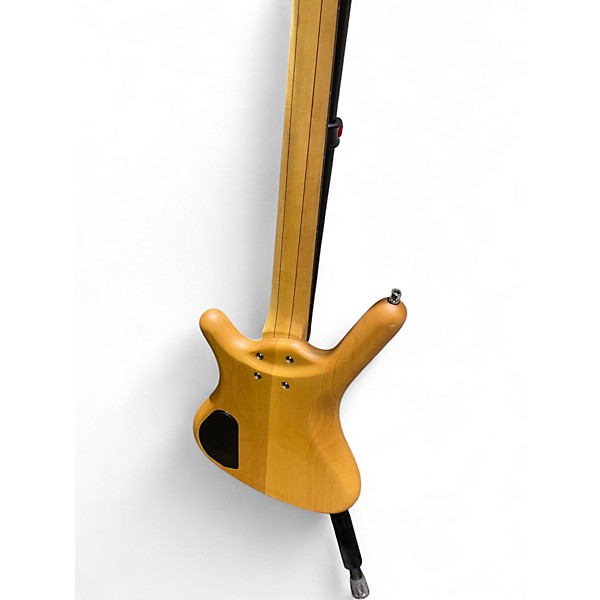 Used Warwick Corvette 4 String Natural Electric Bass Guitar