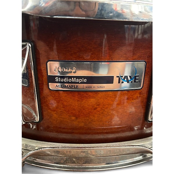 Used Taye Drums 14in Studio Maple Snare Natural Drum