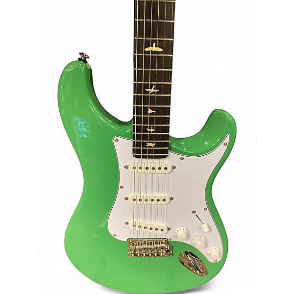 Used PRS SE Silver Sky Green Solid Body Electric Guitar
