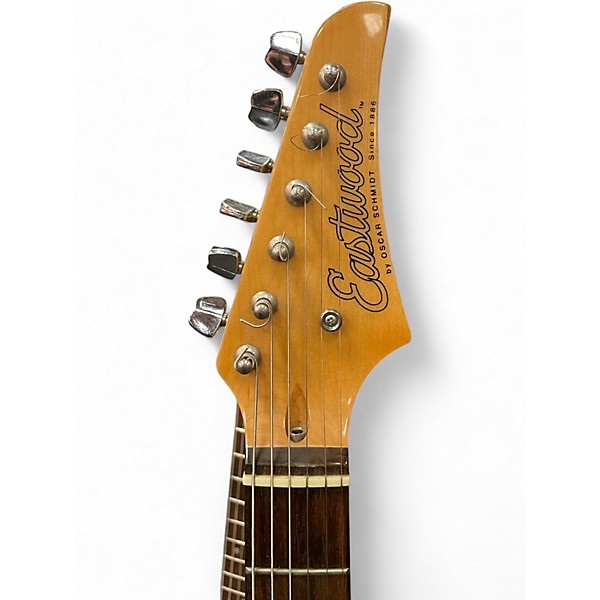Used Eastwood By Oscar Schmidt STRAT 2 Color Sunburst Solid Body Electric Guitar