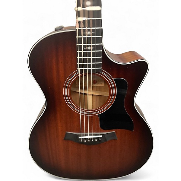 Used Taylor 324CE Shaded Edge Burst Acoustic Electric Guitar