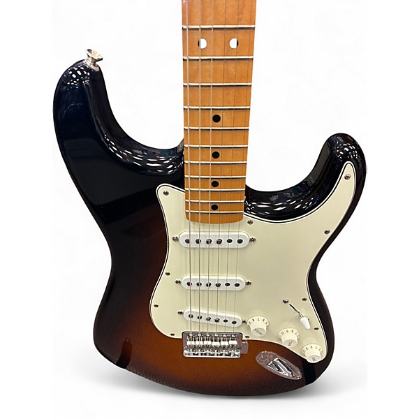 Used 2012 Fender Standard Stratocaster Brown Sunburst Solid Body Electric Guitar