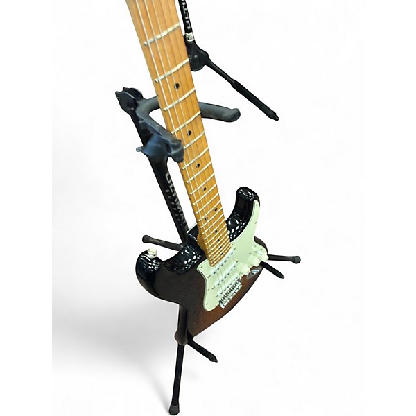 Used 2012 Fender Standard Stratocaster Brown Sunburst Solid Body Electric Guitar