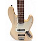 Used Fender Standard Jazz Bass V 5 String Olympic White Electric Bass Guitar