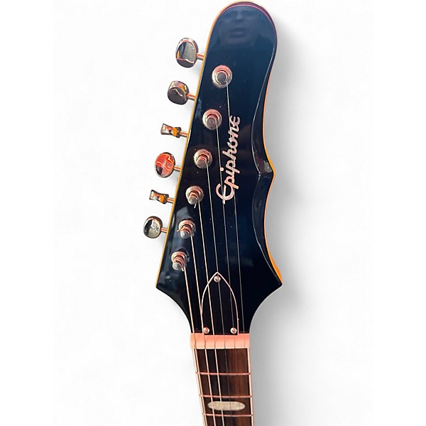Used 2023 Epiphone 150TH ANNIVERSARY CRESTWOOD CALIFORNIA CORAL Solid Body Electric Guitar