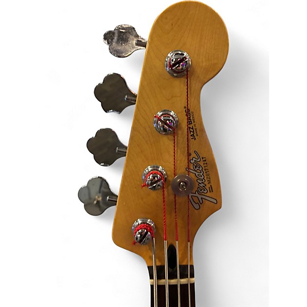 Used Fender Standard Jazz Bass Black Electric Bass Guitar