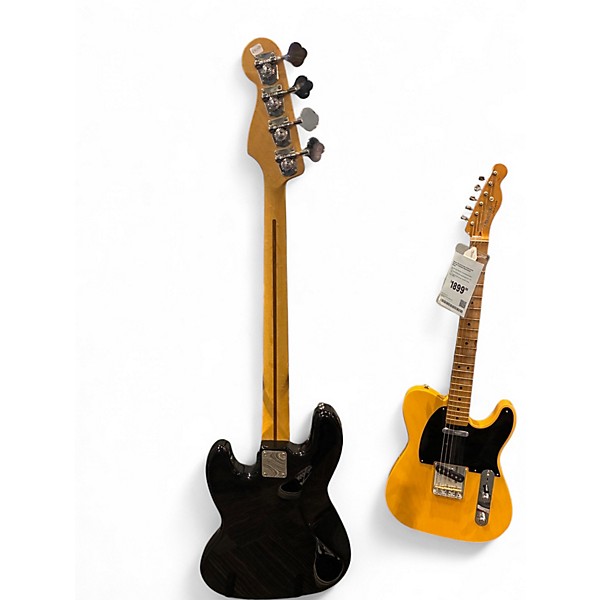 Used Fender Standard Jazz Bass Black Electric Bass Guitar
