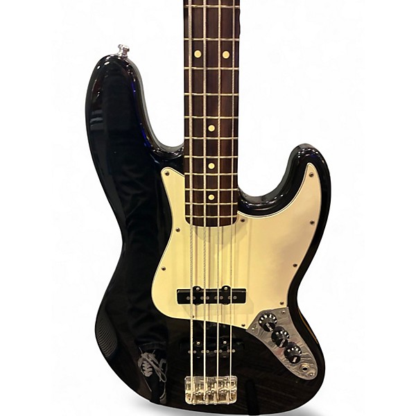 Used Fender Standard Jazz Bass Black Electric Bass Guitar