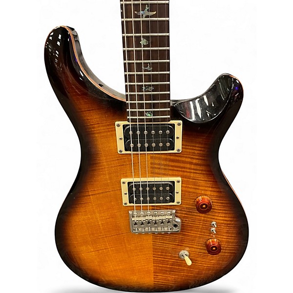 Used PRS SE Custom 24 35TH ANNIVERSORY Trans Amber Solid Body Electric Guitar