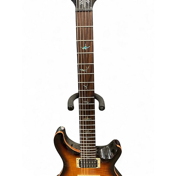 Used PRS SE Custom 24 35TH ANNIVERSORY Trans Amber Solid Body Electric Guitar