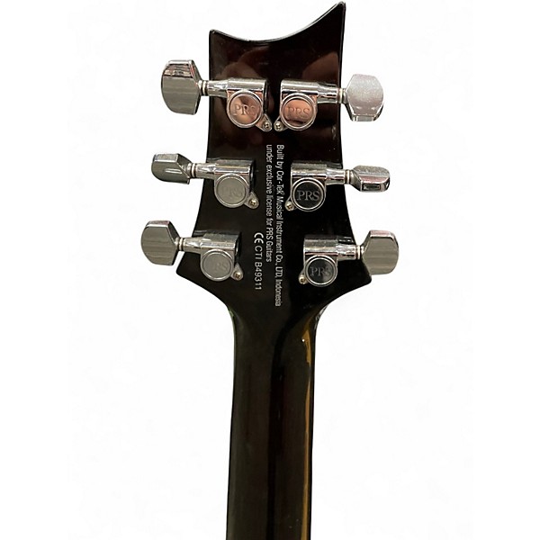 Used PRS SE Custom 24 35TH ANNIVERSORY Trans Amber Solid Body Electric Guitar