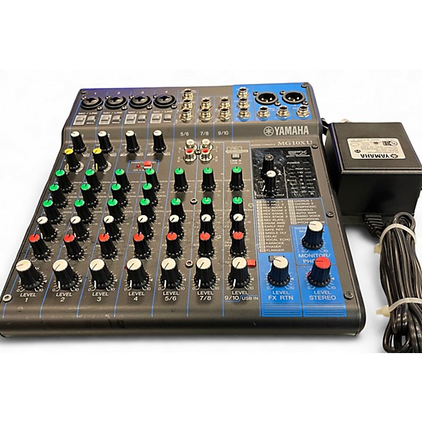 Used Yamaha MG10XU 10 Channel Mixer with Effects Unpowered Mixer