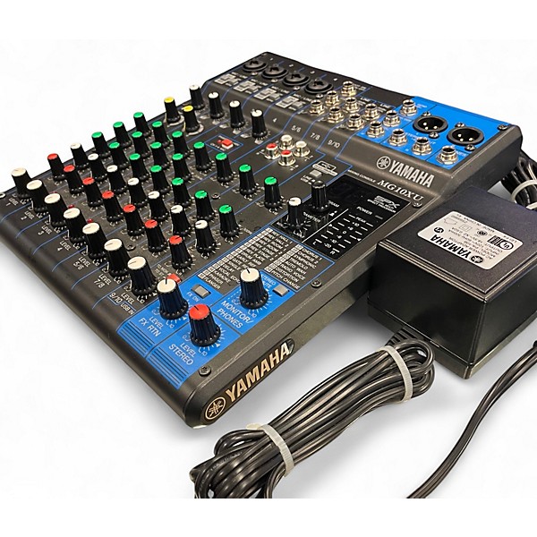 Used Yamaha MG10XU 10 Channel Mixer with Effects Unpowered Mixer