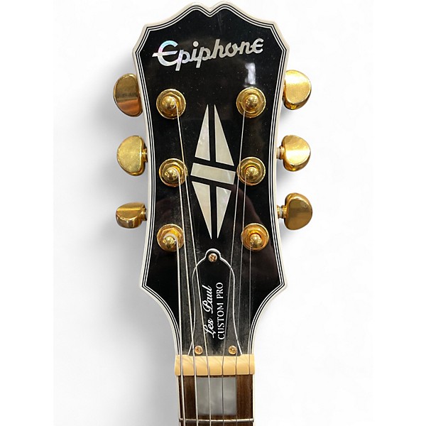 Used Epiphone Les Paul Custom Pro Mahogany Solid Body Electric Guitar