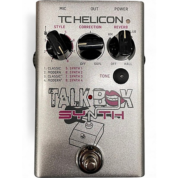 Used TC Helicon TALK BOX SYNTH Pedal