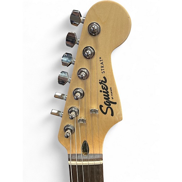 Used Squier SONIC STRATOCASTER Black Solid Body Electric Guitar