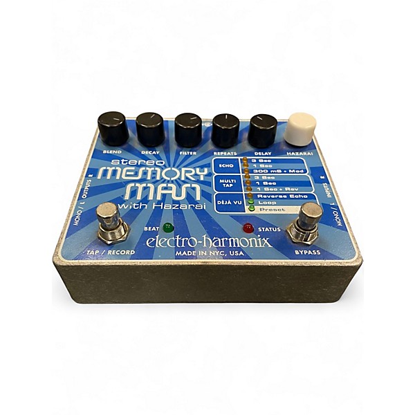Used Electro-Harmonix Stereo Memory Man Hazarai Looper Effect Pedal