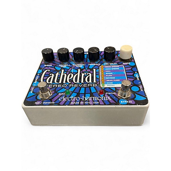 Used Electro-Harmonix Cathedral Stereo Reverb Effect Pedal