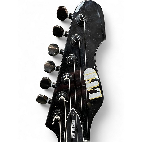 Used ESP LTD TE200 Black Solid Body Electric Guitar