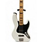 Used Squier Vintage Modified 70S Jazz Bass WHITE Electric Bass Guitar