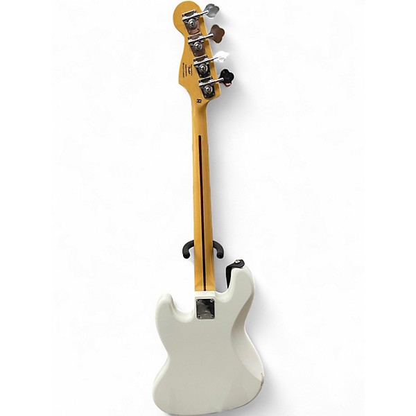 Used Squier Vintage Modified 70S Jazz Bass WHITE Electric Bass Guitar