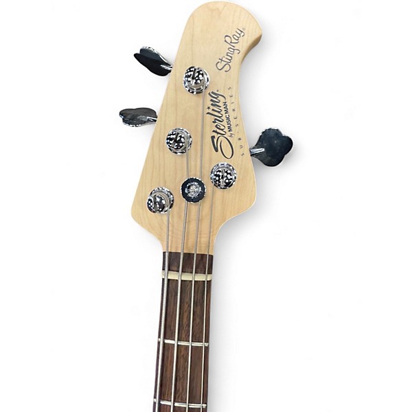 Used Sterling by Music Man STINGRAY RAY4 TRANS BLACK Electric Bass Guitar