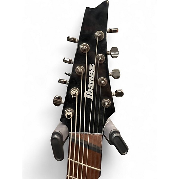 Used Ibanez RGMS8 Black Solid Body Electric Guitar