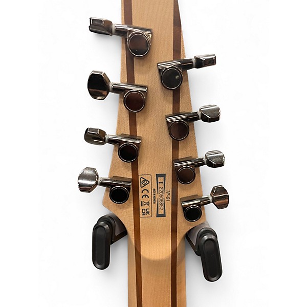 Used Ibanez RGMS8 Black Solid Body Electric Guitar