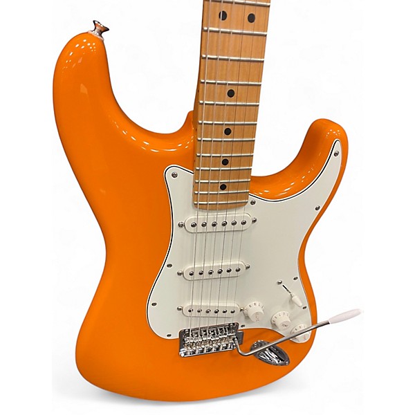 Used Fender PLAYER TELECASTER Orange Solid Body Electric Guitar