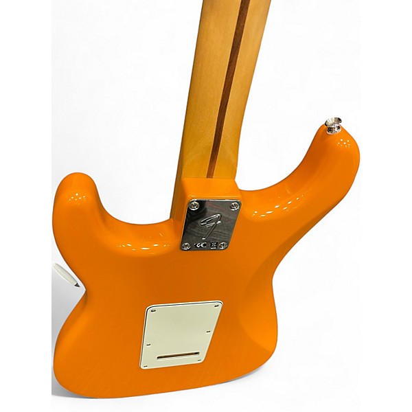 Used Fender PLAYER TELECASTER Orange Solid Body Electric Guitar