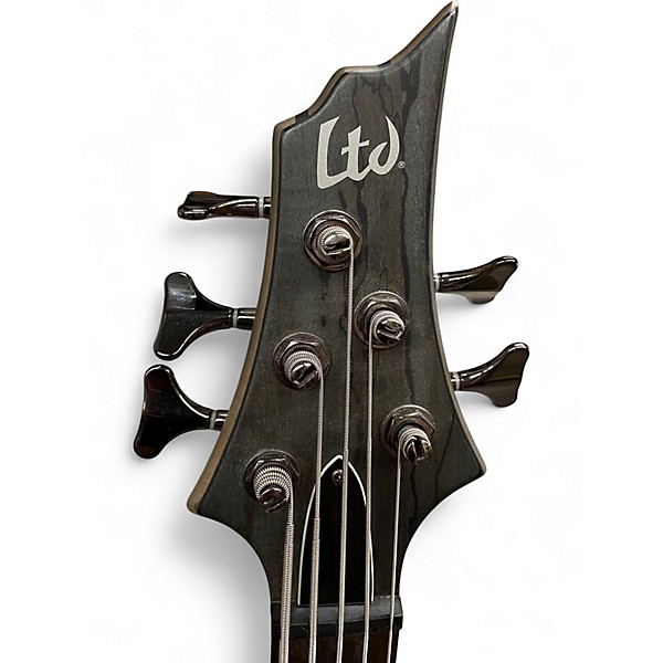 Used ESP LTD B205SM 5 String Brown Electric Bass Guitar