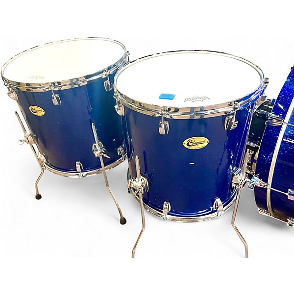 Used Ludwig 5 Piece Centennial BLUE SPARKLE Drum Kit