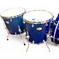 Used Ludwig 5 Piece Centennial BLUE SPARKLE Drum Kit