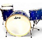 Used Ludwig 5 Piece Centennial BLUE SPARKLE Drum Kit
