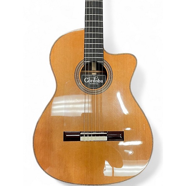 Used Cordoba Fusion Orchestra CE Natural Classical Acoustic Electric Guitar