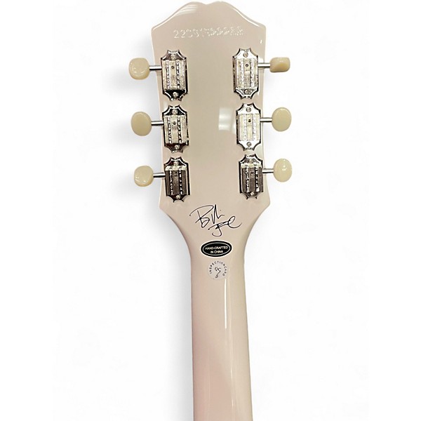 Used Epiphone Les Paul Junior billy joe armstrong White Solid Body Electric Guitar