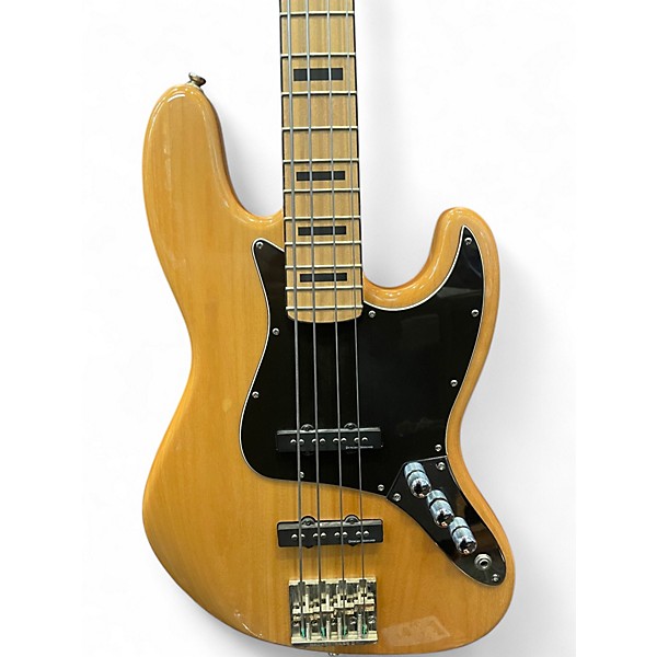 Used Squier Classic Vibe 70s Jazz Bass Natural Electric Bass Guitar