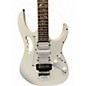 Used Ibanez JEMJR Steve Vai Signature White Solid Body Electric Guitar