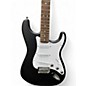 Used Squier DUBUT STRATOCASTER Black Solid Body Electric Guitar